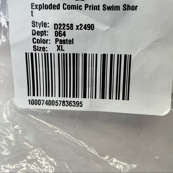 Drill Mens XL Size Swim Trunks stretch Fabric & UV Protection Bathing Suit - Picture 9 of 11